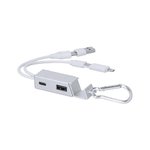 Charger USB Hub Leony SILVER
