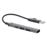 USB Hub Konery SILVER